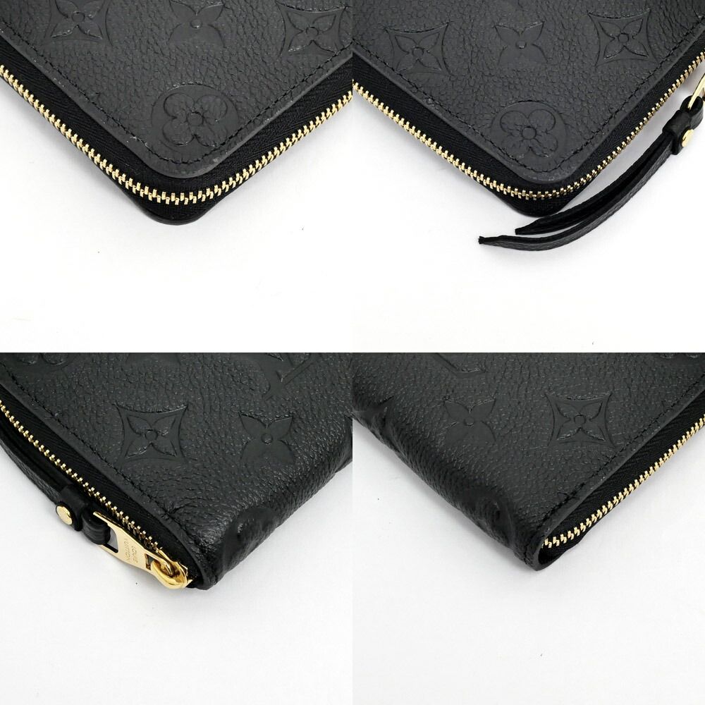 Louis Vuitton Zippy Coin Purse Black Monogram Empreinte Wallet Case — view 5