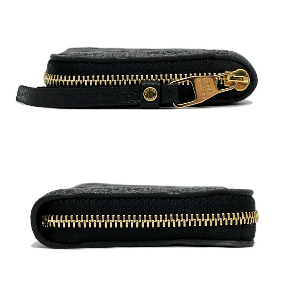 Louis Vuitton Zippy Coin Purse Black Monogram Empreinte Wallet Case — view 3