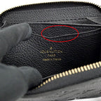 Louis Vuitton Zippy Coin Purse Black Monogram Empreinte Wallet Case — view 7