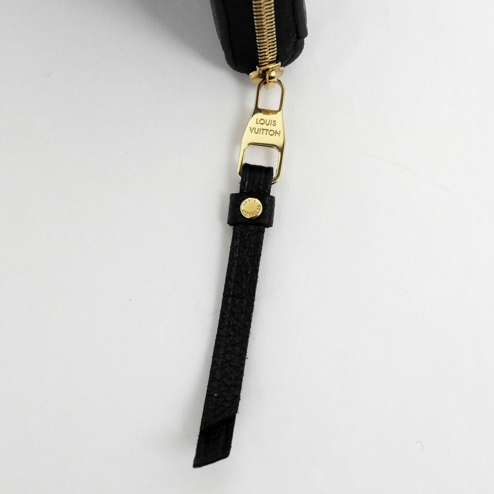 Louis Vuitton Zippy Coin Purse Black Monogram Empreinte Wallet Case — view 8