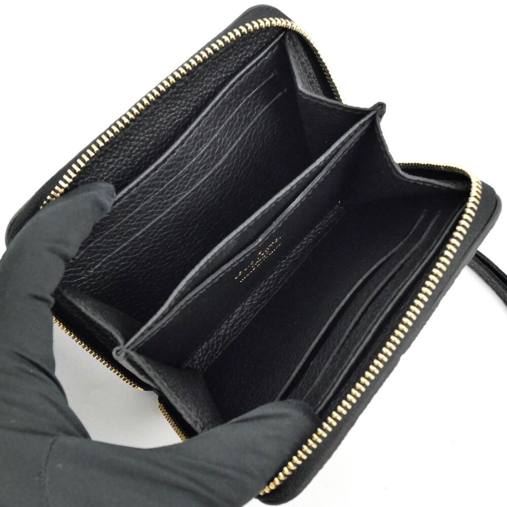 Louis Vuitton Zippy Coin Purse Black Monogram Empreinte Wallet Case — view 6