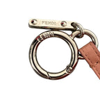 Fendi Pom Fur Charm Red Keychain — view 5