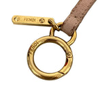 Fendi Pom Charm Pink Beige Keychain — view 4