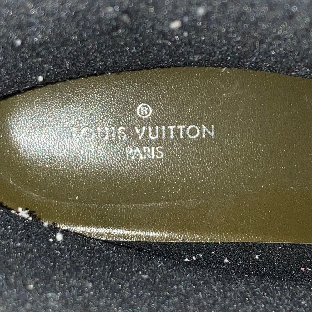 Louis Vuitton Drops Monogram Embossed Rain Boots 39 Khaki — view 7