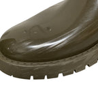 Louis Vuitton Drops Monogram Embossed Rain Boots 39 Khaki — view 8
