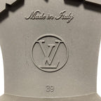 Louis Vuitton Drops Monogram Embossed Rain Boots 39 Khaki — view 6