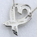 Tiffany & Co Loving Heart Paloma Picasso 925 Sterling Silver Necklace — view 9
