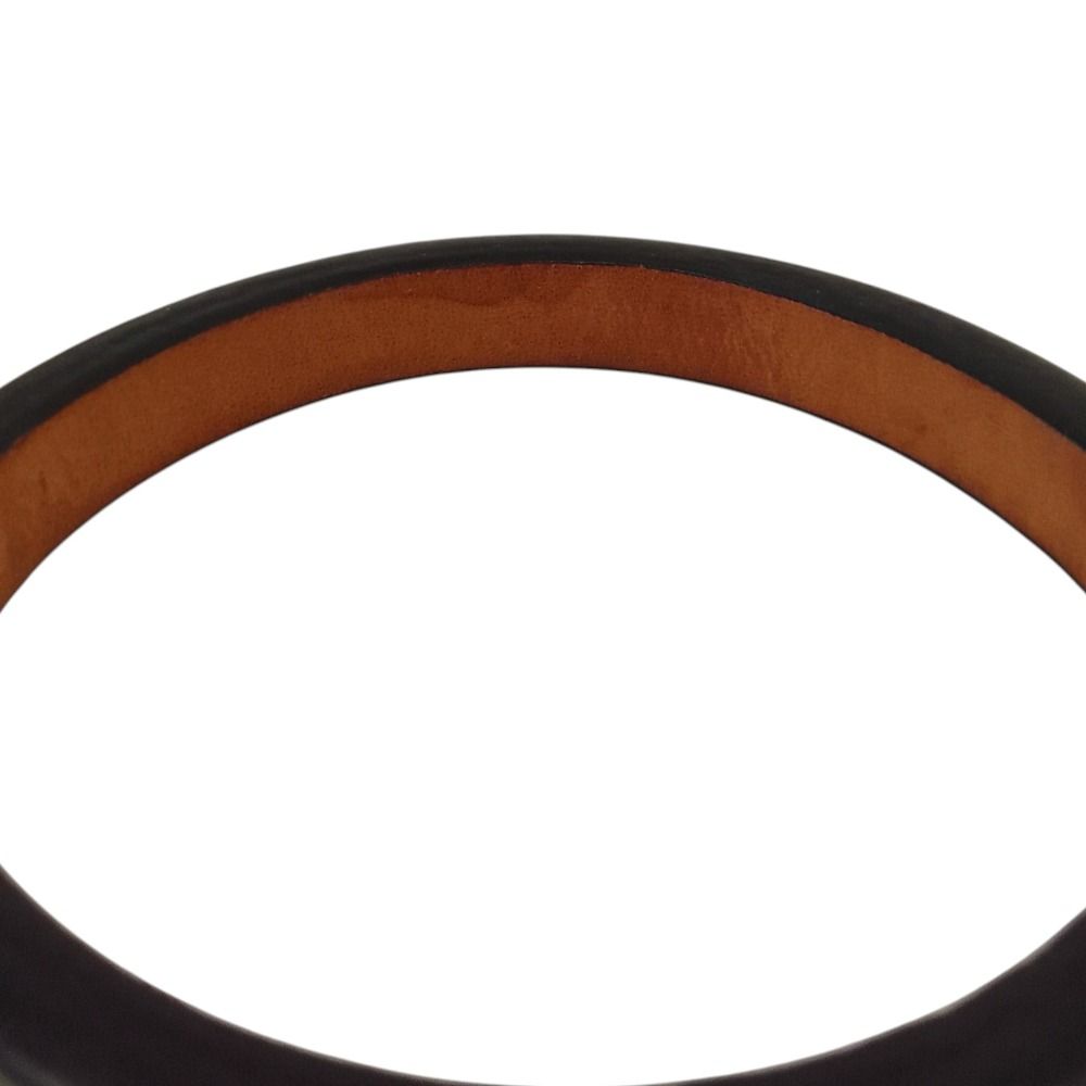 Loewe Leather Double Bangle Set Green Yellow Bracelet — view 5