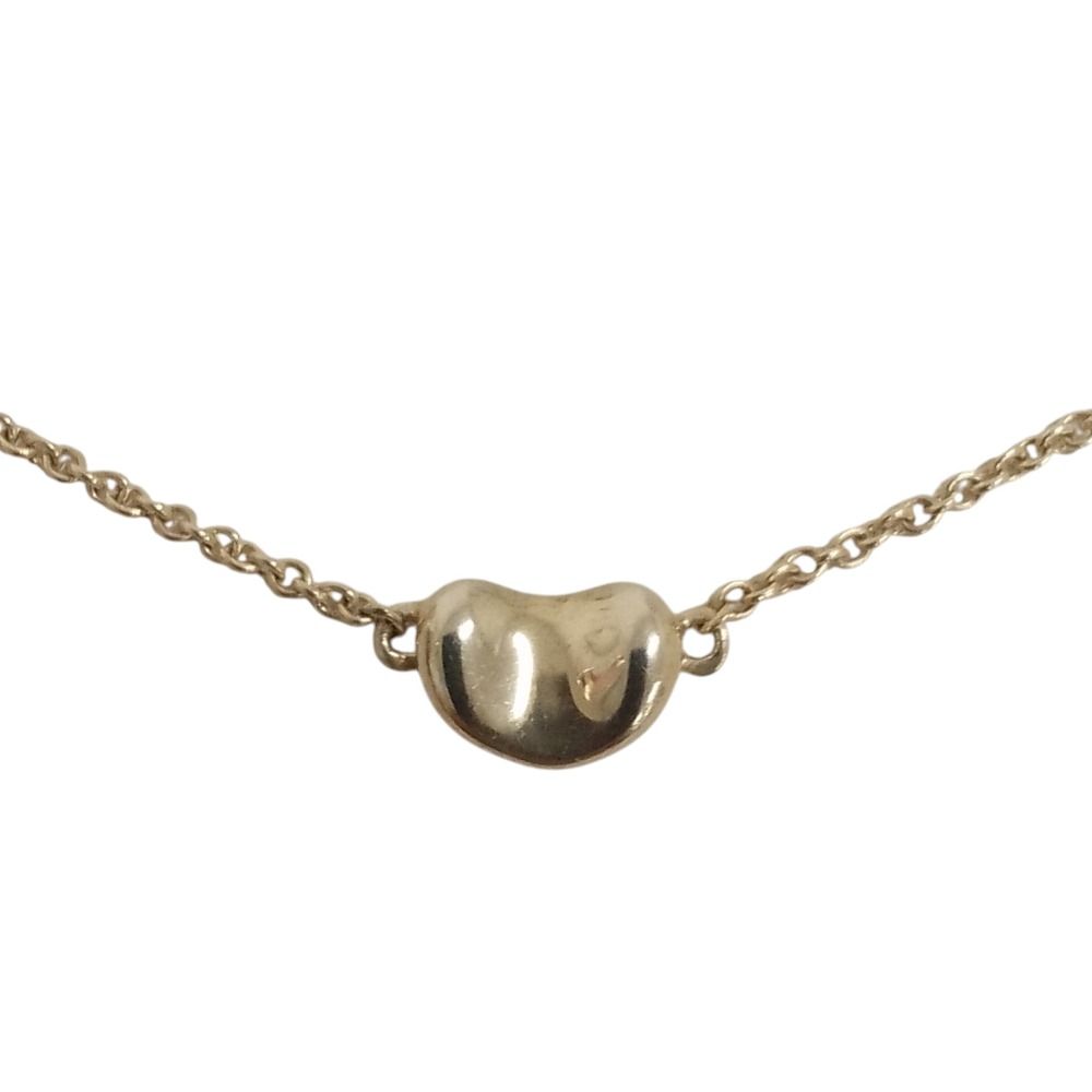 Tiffany & Co Bean 5 Motif Necklace Choker 925 Sterling Silver — view 2