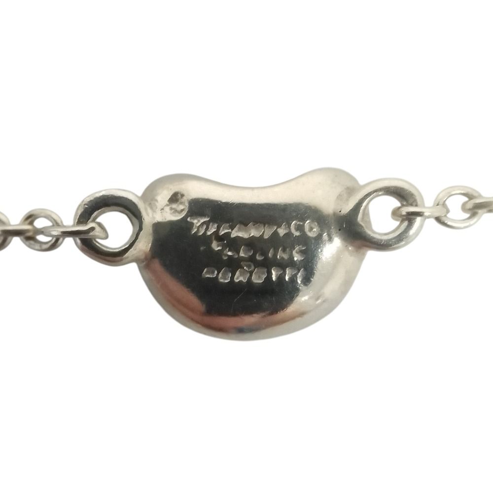 Tiffany & Co Bean 5 Motif Necklace Choker 925 Sterling Silver — view 4