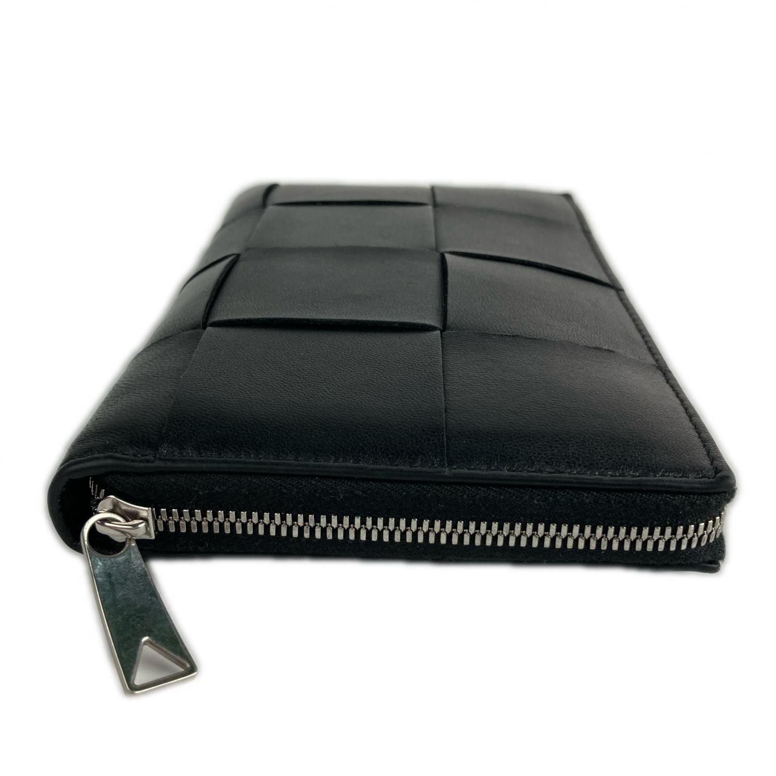 Bottega Veneta Wallet Cassette Zip Around Black — view 4