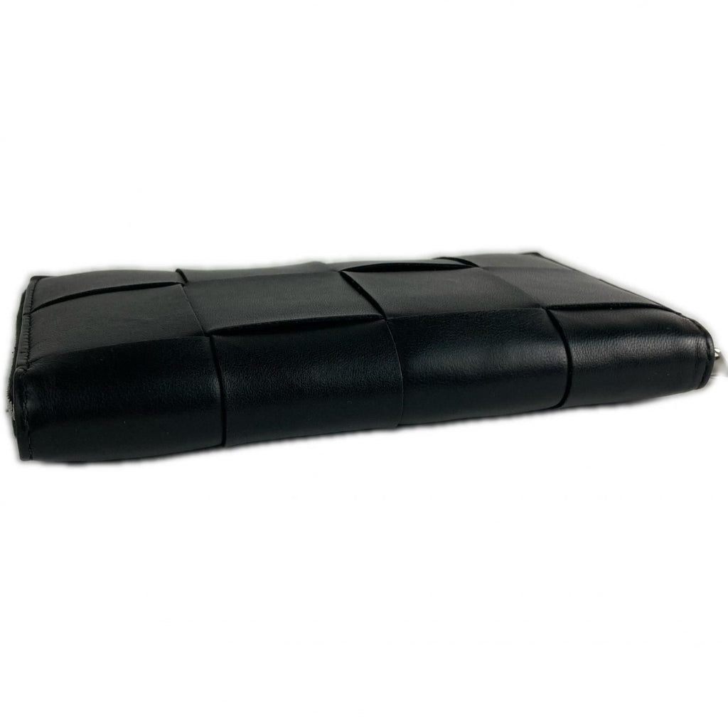 Bottega Veneta Wallet Cassette Zip Around Black — view 7
