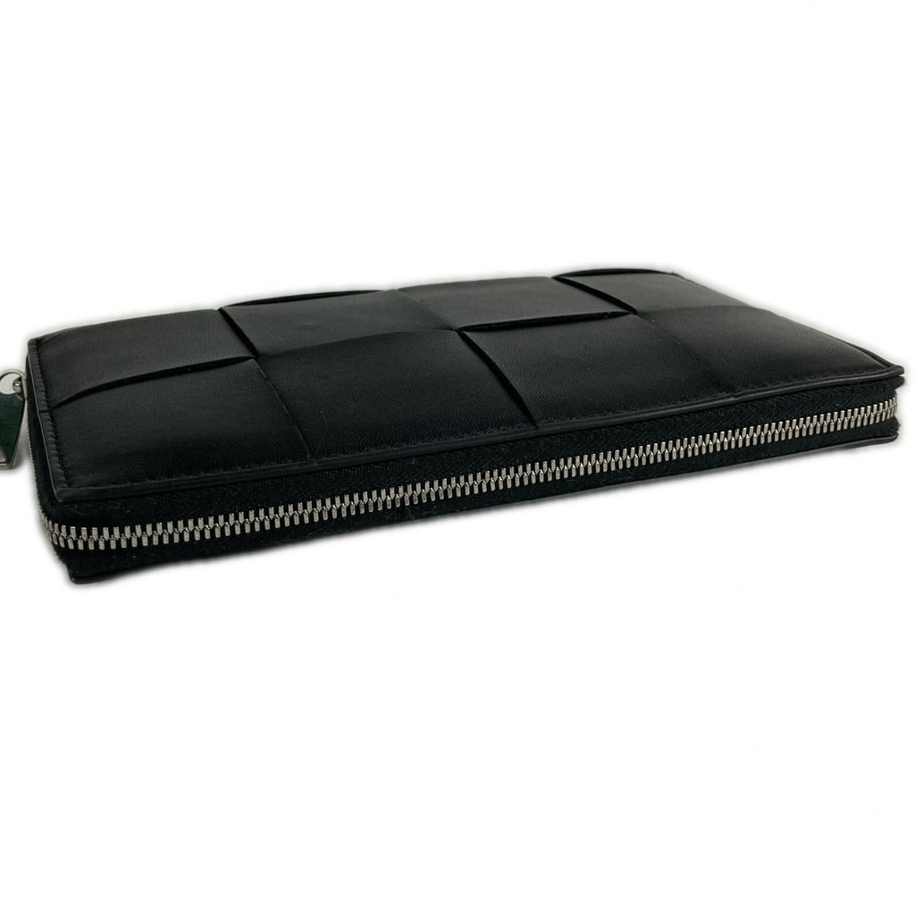 Bottega Veneta Wallet Cassette Zip Around Black — view 5