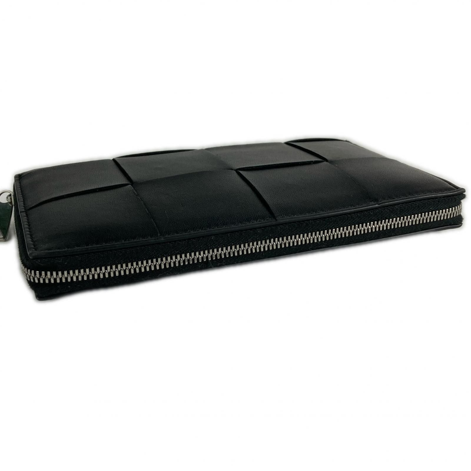 Bottega Veneta Wallet Cassette Zip Around Black — view 5