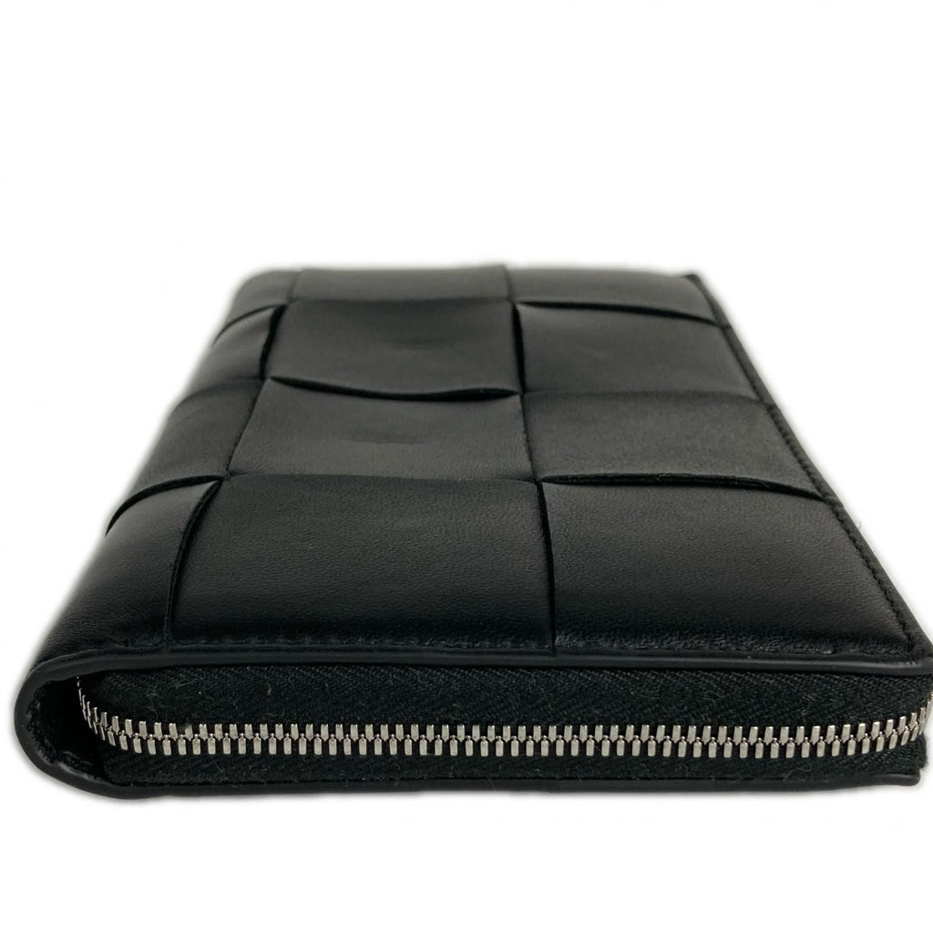 Bottega Veneta Wallet Cassette Zip Around Black — view 6