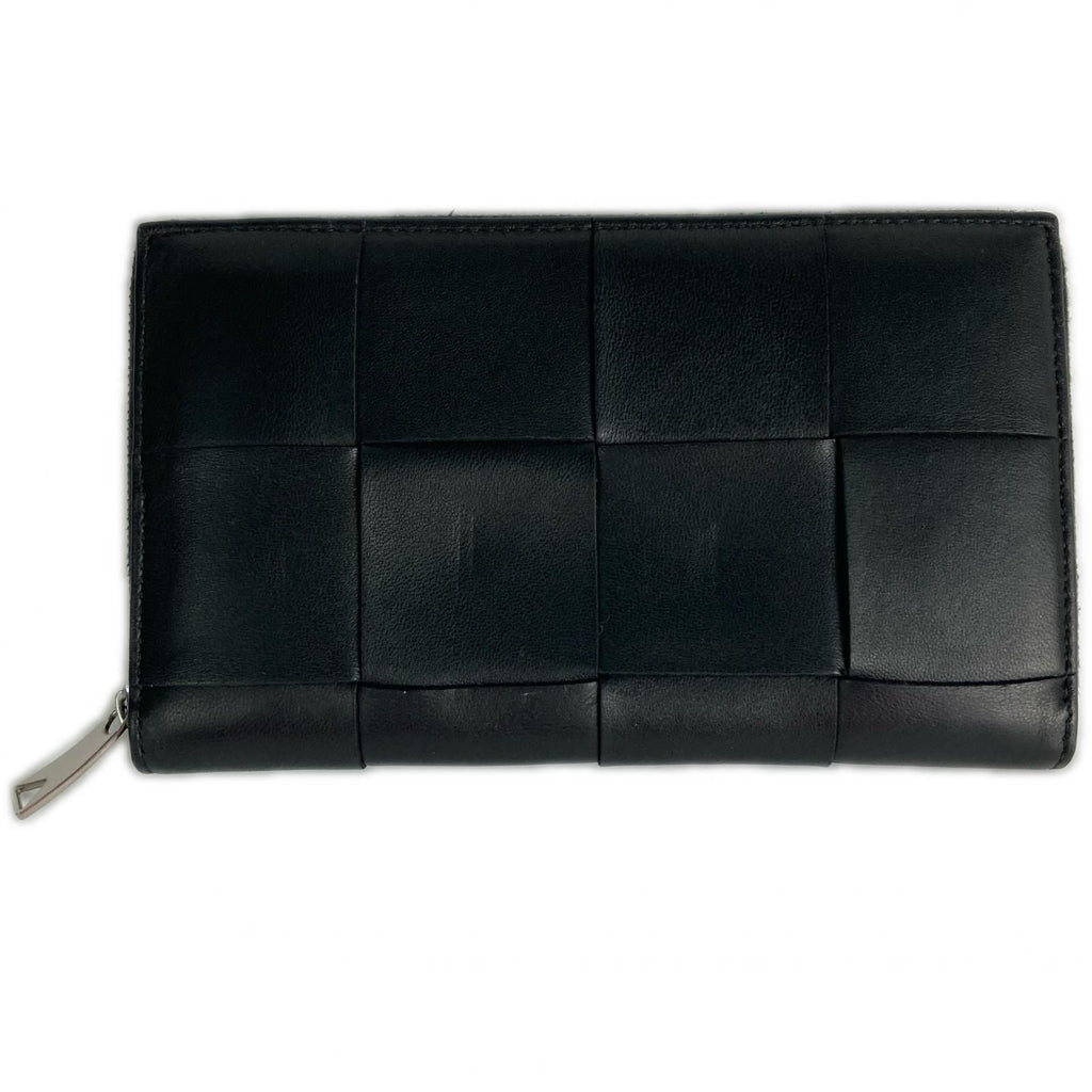 Bottega Veneta Wallet Cassette Zip Around Black — view 3