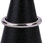 Tiffany & Co Polished Forever Diamond Wedding Band Ring Platinum — view 4
