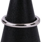 Tiffany & Co Polished Forever Diamond Wedding Band Ring Platinum — view 5