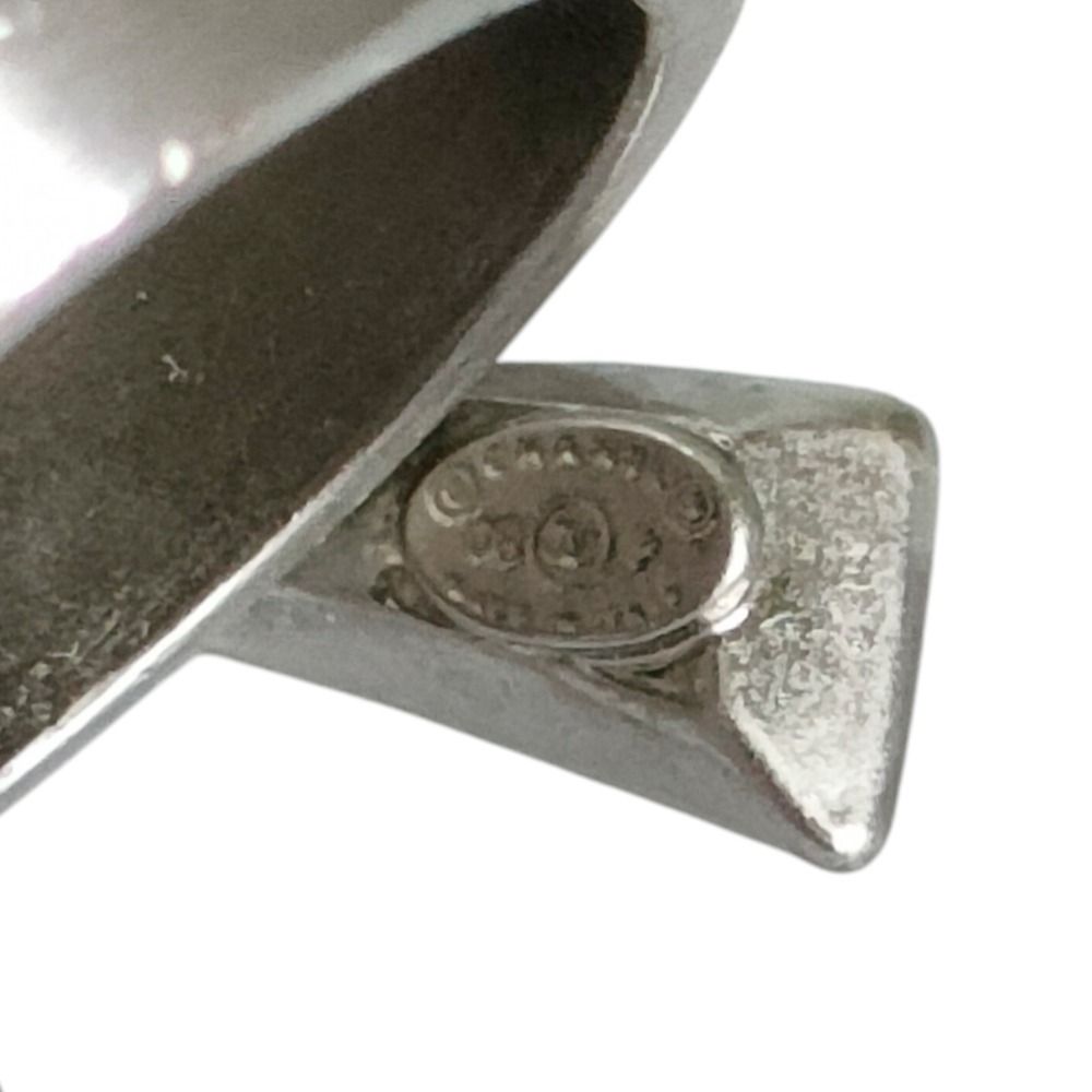 Chanel Rhinestone Ribbon Motif Ring to Silver — view 5