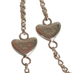 Tiffany & Co 925 Heart Link Lariat Chain Necklace Silver — view 4