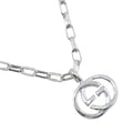 Gucci Interlocking 925 Sterling Silver Necklace