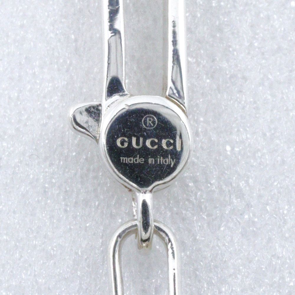 Gucci Interlocking 925 Sterling Silver Necklace — view 7