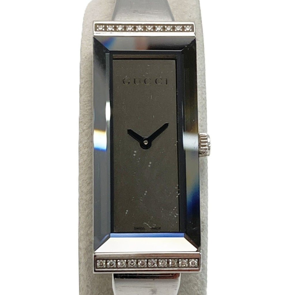 Gucci Frame Mirror Diamond 127.5 Silver Quartz Watch Box Instruction Manual