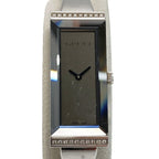 Gucci Frame Mirror Diamond 127.5 Silver Quartz Watch Box Instruction Manual