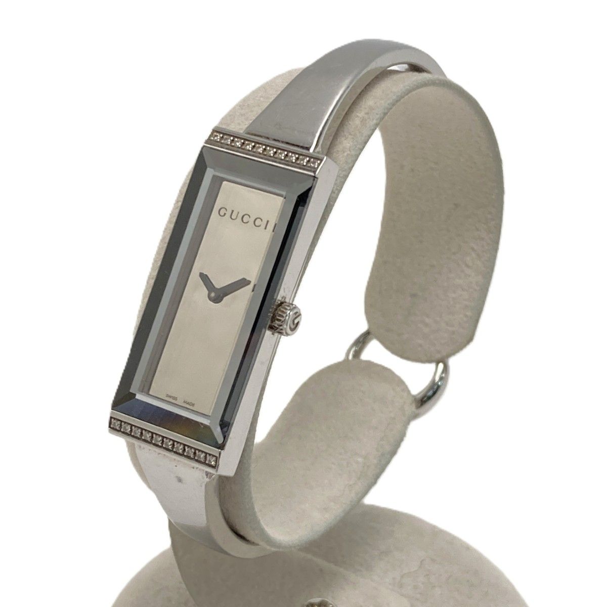 Gucci Frame Mirror Diamond 127.5 Silver Quartz Watch Box Instruction Manual — view 2