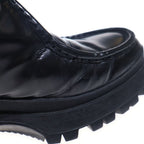 Prada Lace Up Trekking Boots Black — view 6