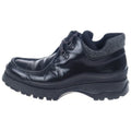 Prada Lace Up Trekking Boots Black