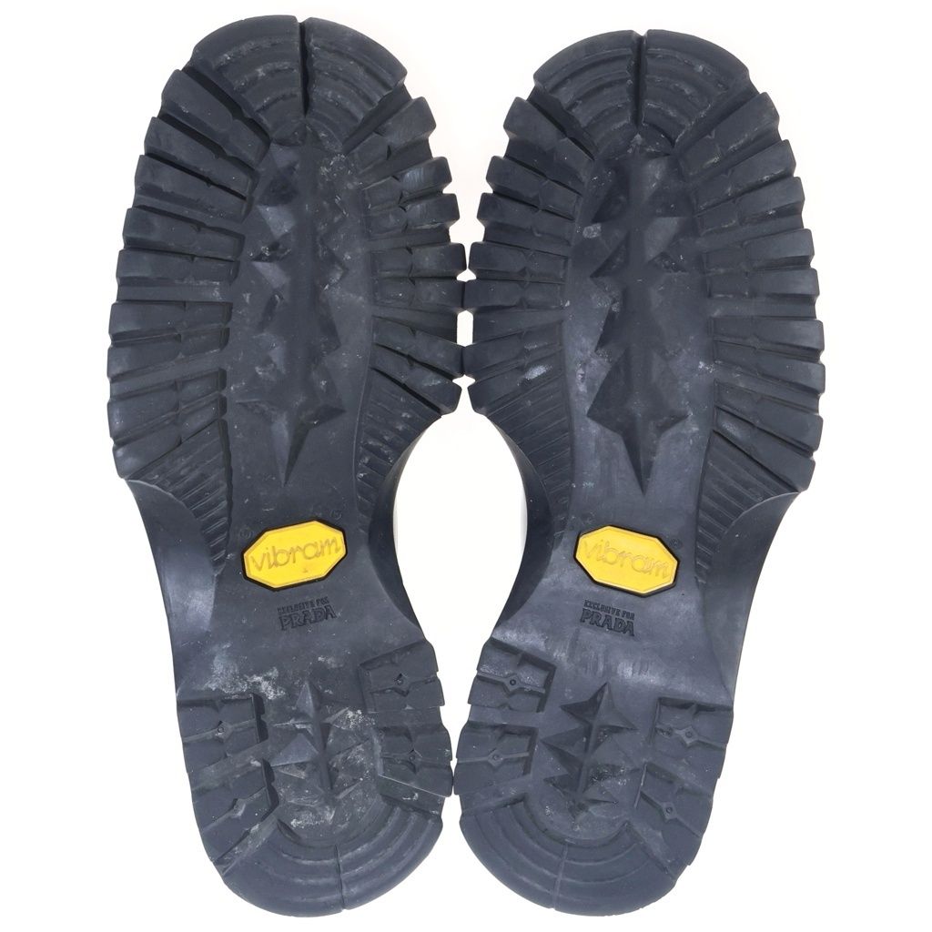 Prada Lace Up Trekking Boots Black — view 5