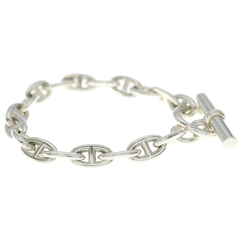Hermes Martin Margiela Era Chaine D'ancre PM Bracelet Silver — view 3