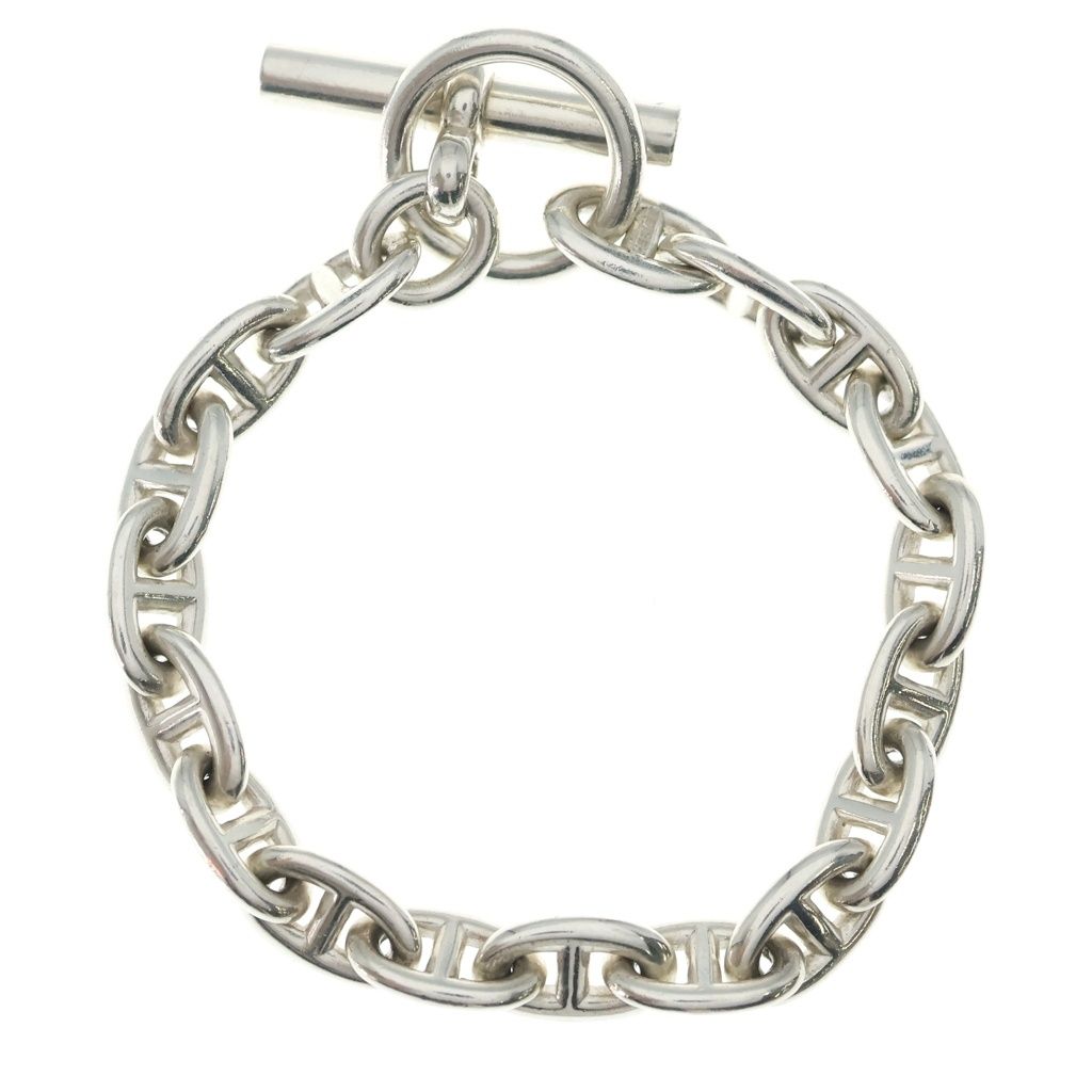 Hermes Martin Margiela Era Chaine D'ancre PM Bracelet Silver — view 2