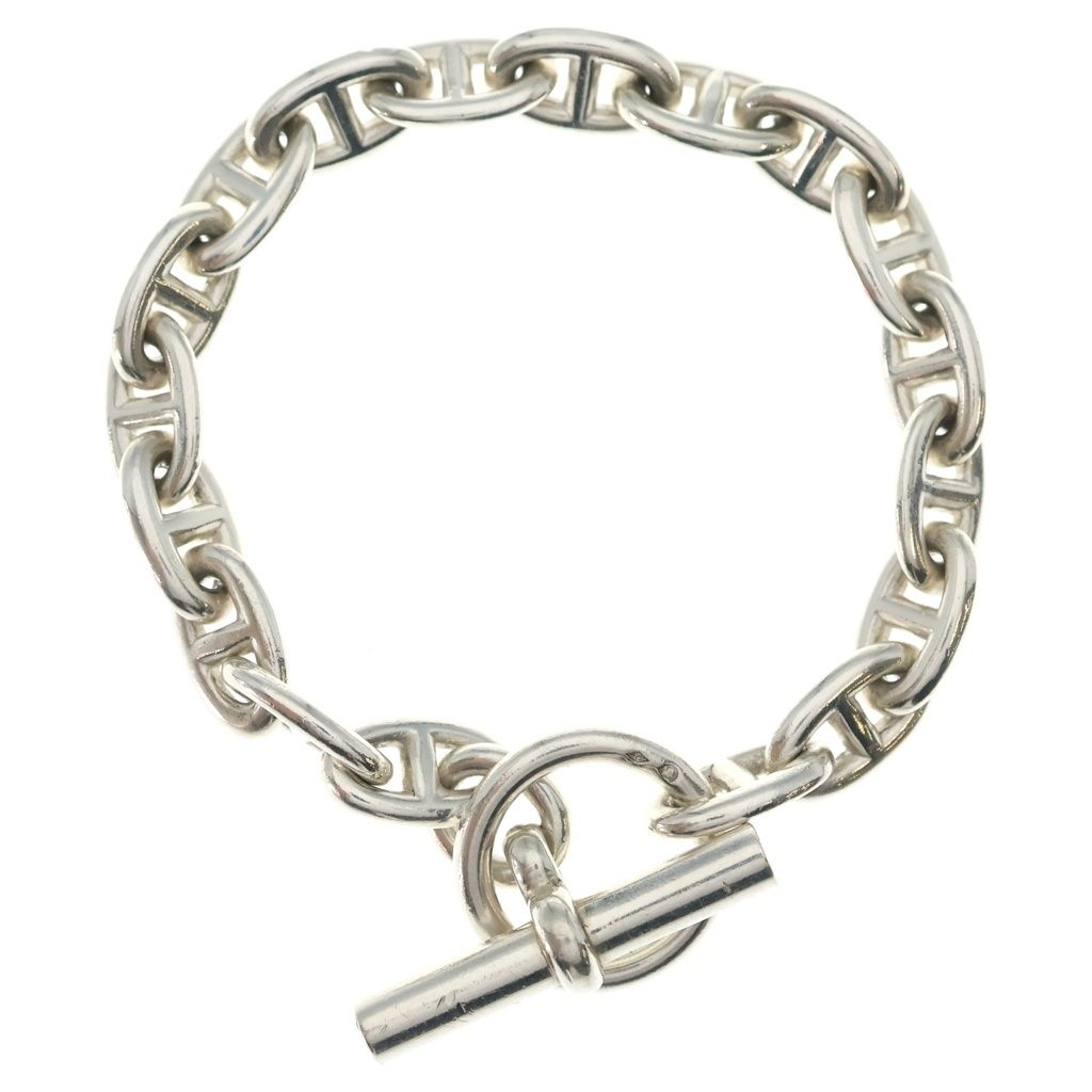 Hermes Martin Margiela Era Chaine D'ancre PM Bracelet Silver