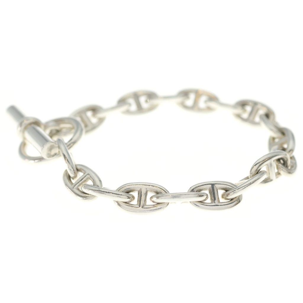 Hermes Martin Margiela Era Chaine D'ancre PM Bracelet Silver — view 4