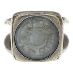 Hermes Corozo Shell Ring Silver — view 4