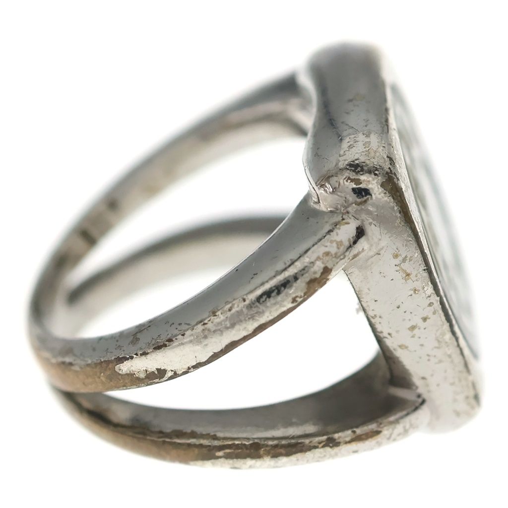 Hermes Corozo Shell Ring Silver — view 3