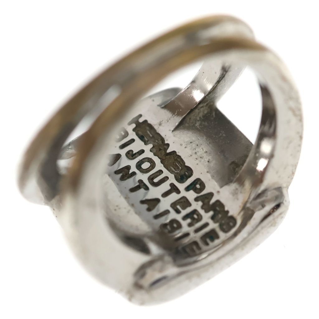 Hermes Corozo Shell Ring Silver — view 5