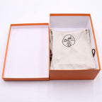 Hermes Chypre Leather Sandals Brown — view 7