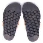 Hermes Chypre Leather Sandals Brown — view 5