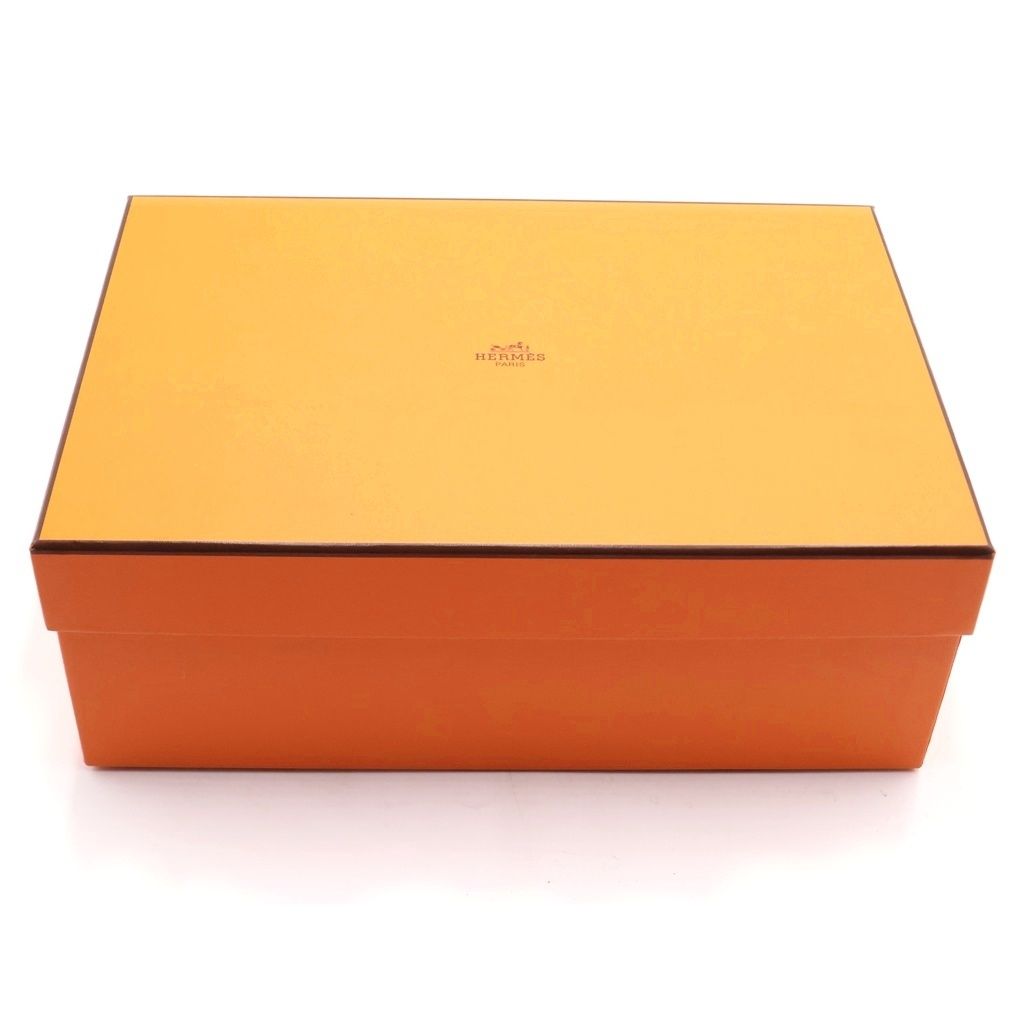 Hermes Chypre Leather Sandals Brown — view 6