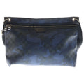 Louis Vuitton Damier Cobalt Camouflage Hunter Shoulder Bag Blue Leather Silver