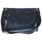 Louis Vuitton Damier Cobalt Camouflage Hunter Shoulder Bag Blue Leather Silver — view 2