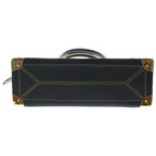 Louis Vuitton Suhali Fabulo Leather Gold Handbag Black — view 4