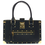Louis Vuitton Suhali Fabulo Leather Gold Handbag Black