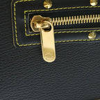 Louis Vuitton Suhali Fabulo Leather Gold Handbag Black — view 7