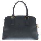 Prada Promenade Saffiano Leather Gold 2-Way Shoulder Bag Black — view 2