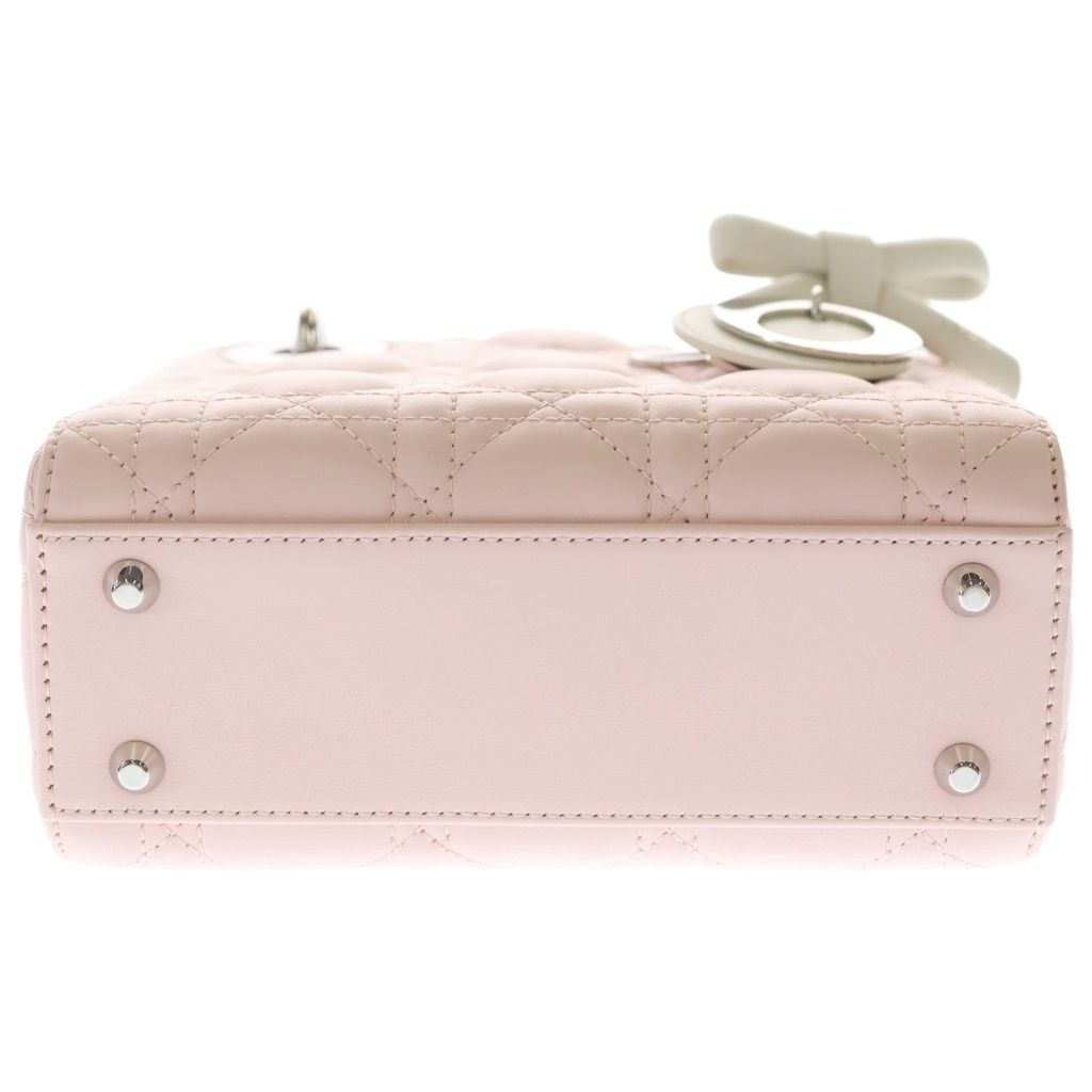 Dior Lady Chain Mini Shoulder Bag Pink — view 4
