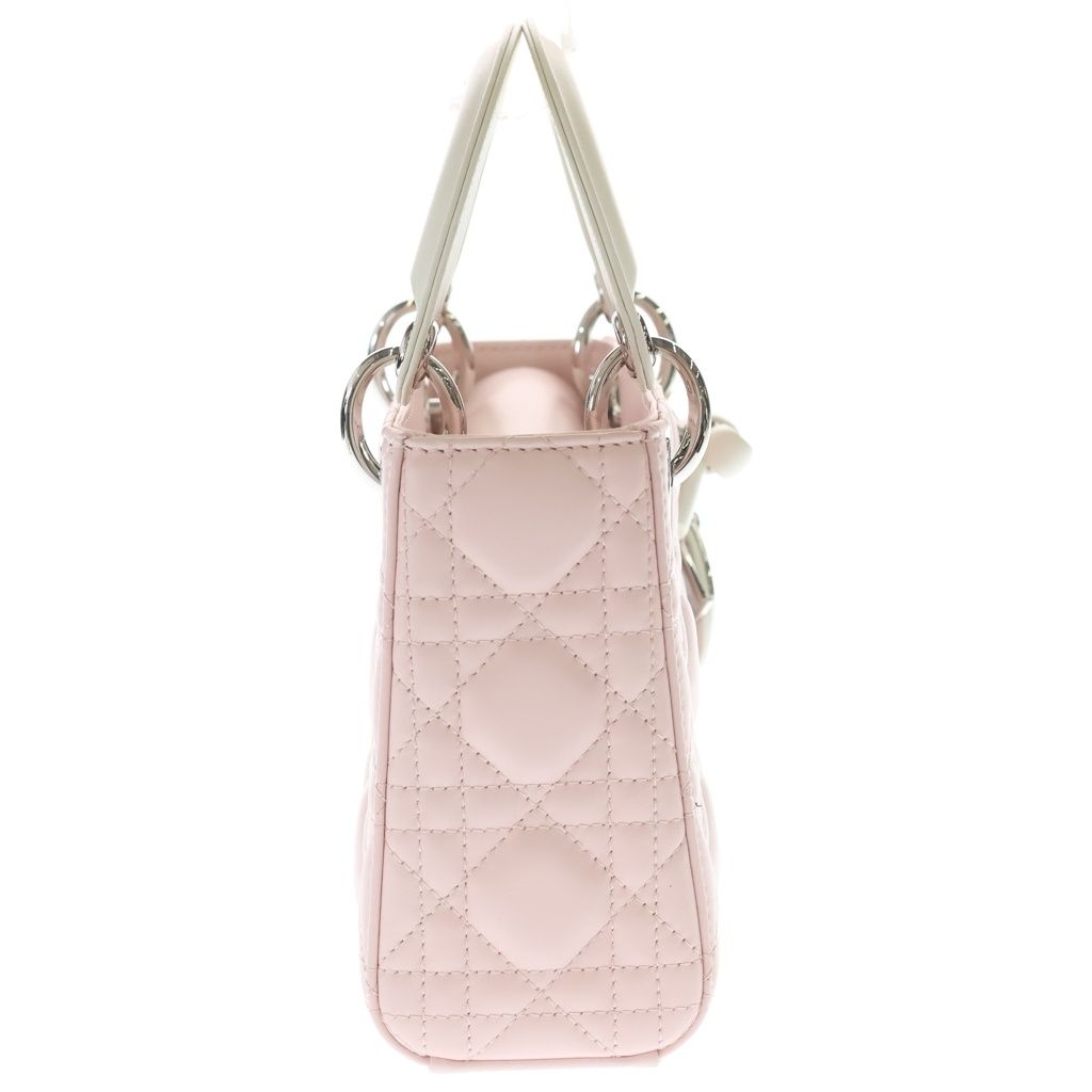 Dior Lady Chain Mini Shoulder Bag Pink — view 3